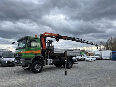 Mercedes Benz Actros 1841 4x4 Kipper Kran 2007 God