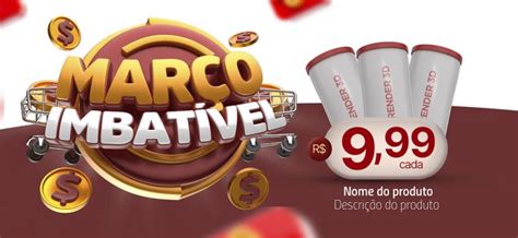 Banner Mar O Imbat Vel Supermercado Produtos Social Media Psd Edit Vel