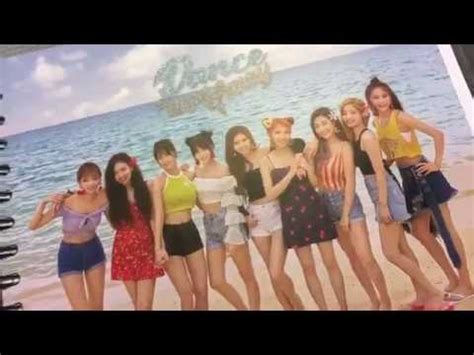 Unboxing TWICE Summer Nights Goods From The Pop Up Store YouTube