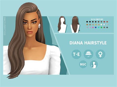 The Sims Resource Diana Hairstyle