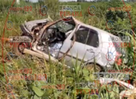 Motorista Morre Preso Em Ferragens Em Acidente Envolvendo Carro E