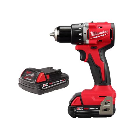 Milwaukee Tool M18 18v Li Ion Brushless Cordless 12 In Compact Hammer Drilldriver Kit W