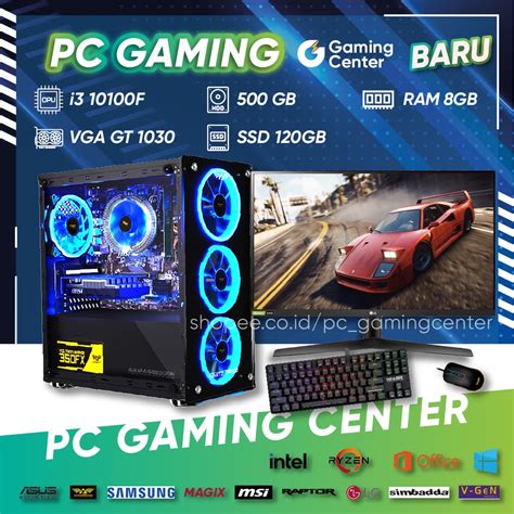 Jual Pc Gaming Editing Live Streaming I F Ram Gb Vga Gt