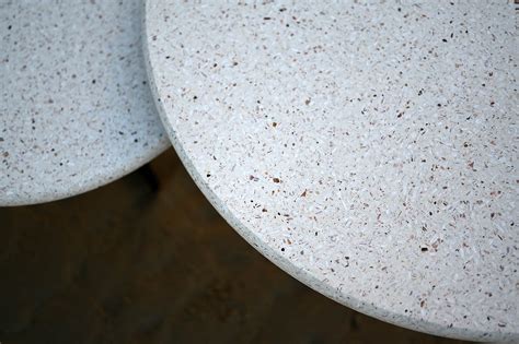 Duo Tables Basses Coquillage En Terrazzo Marin 4C Artmeta