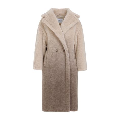 Buy Max Mara Gatto Degrade Teddy Coat Nude Neutrals At 33 Off