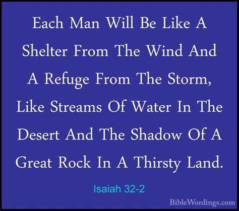 Isaiah 32 Holy Bible English