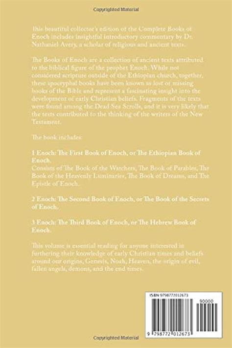 The Complete Books Of Enoch Annotated 1 Enoch The Ethiopian Book Of