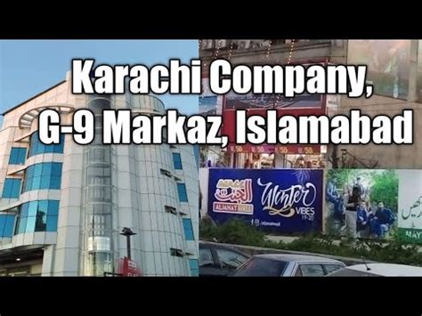 Karachi Company G 9 Markaz Islamabad YouTube