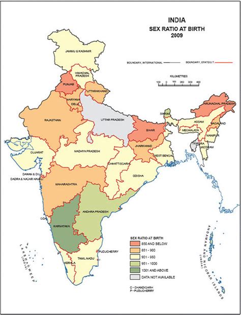 Sex Ratio At Birth By State Source Annual Report On Vital Statistics