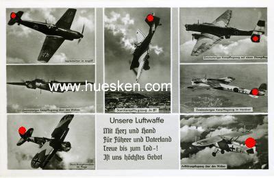 Postkarte Luftwaffe Luftfahrt Allgemein Deutsches