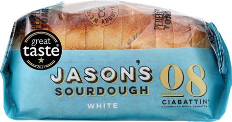 Jason S Recipe No 08 White Ciabattin Sourdough 580g Uk Grocery