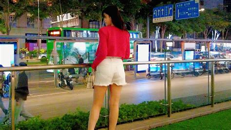 4k街拍深圳，商业区美女特别多多 There Are Many Beauties In Shenzhen S Chinese Business District Youtube