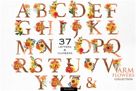 Autumn Alphabet By HappyWatercolorShop TheHungryJPEG