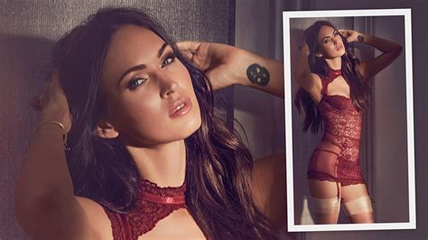 Emma Lou S Celeb Wallpapers Megan Fox Lingerie Clad
