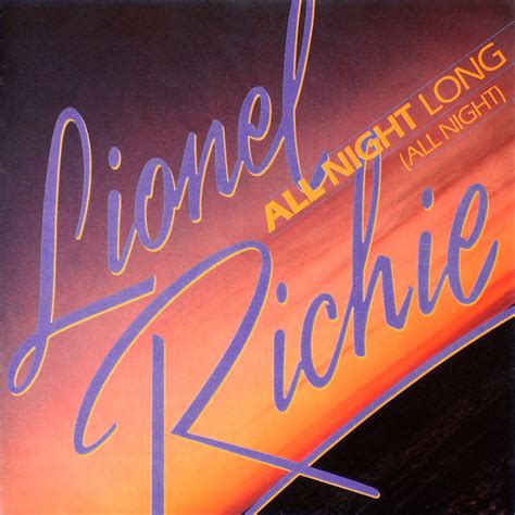 Lionel Richie - All Night Long (All Night) - Reviews - Album of The Year