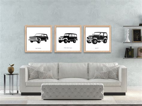 Jeep Station Wagon Classic Car, Instant Digital Download Art, Oldtimer ...