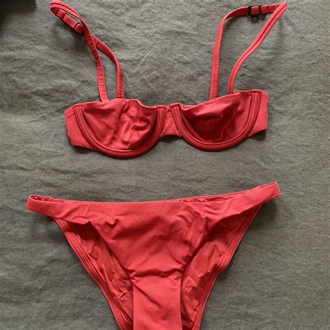 Cuup Womens Red Bikinis And Tankini Sets Depop