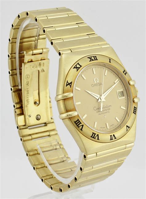 OMEGA CONSTELLATION CHRONOMETER AUTOMATIC 18K GOLD Corello