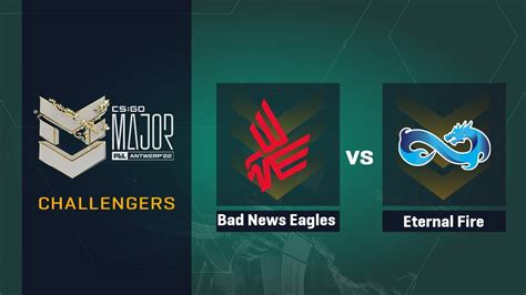 Bad News Eagles Vs Eternal Fire Map Dust Pgl Major Antwerp