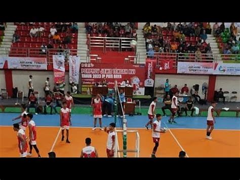 Live Porprov Jawa Tengah Xvi Semi Final Kota Semarang Vs Kudus