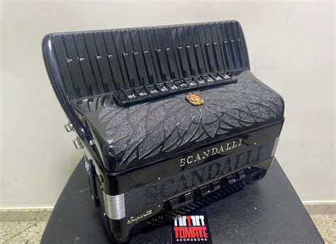 Venda De Acordeon Scandalli Super Iv All Black