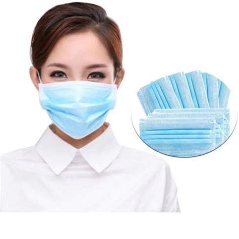 Personal Care Disposable Non Woven Face Mask Lightweight Hygienic