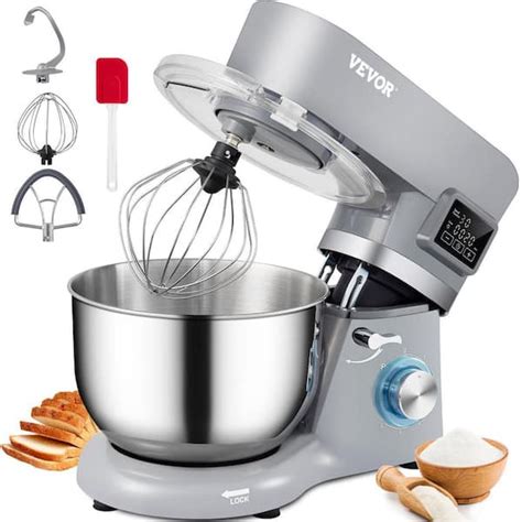 Vevor Stand Mixer W Electric Dough Mixer With Speeds Lcd Screen