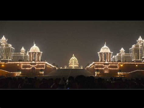 Must See Images Raisina Hills Decorated For Republic Day Must See