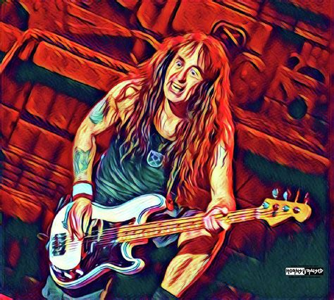 Iron Maiden Steve Harris Photograph By Randy Cook Fine Art America