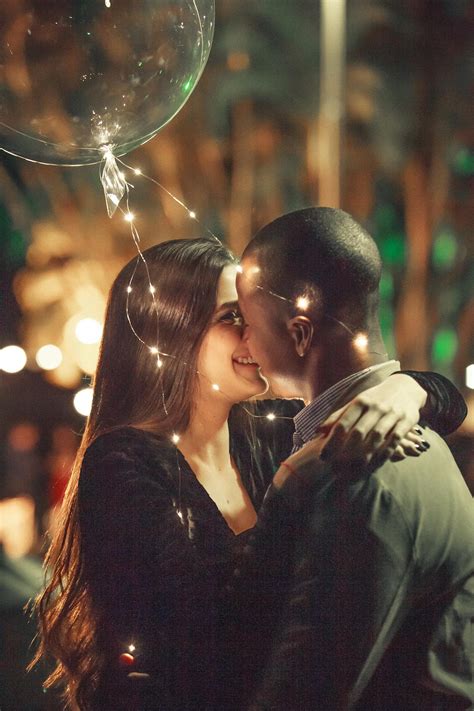 kissing couple  stock photo