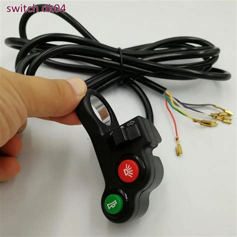 Frontlight Horn Turning Light On Off Switch Button Electric Bike