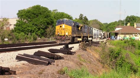 Short Csx Freight Train Athens Ga Youtube