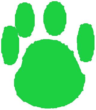 green-paw-print | RhymeTime_Shop