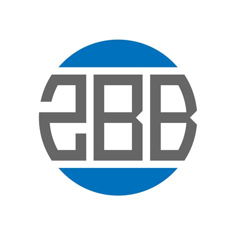 zbb letter logo design  white background zbb creative initials