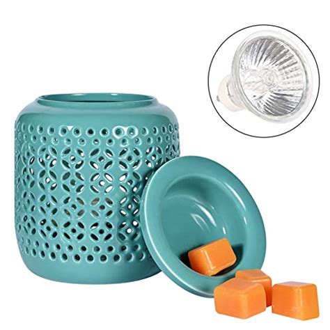 Asawasa Ceramic Wax Melt Warmer With Timercandle Wax Warmer For Scented Wax And Essential Oils