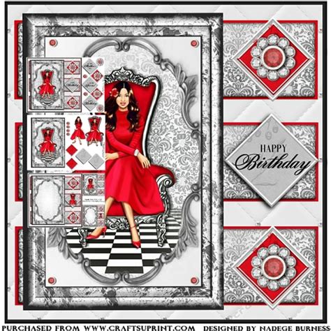 Ravishing Red Brunette CUP Craftsuprint