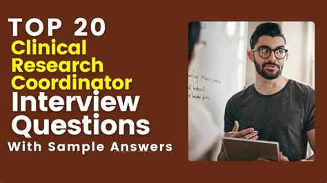 Clinical Research Coordinator Interview Questions And Answers For 2024 Youtube