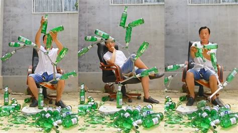 The Exquisite Art Of Balancing Beer Bottles And Wrenches YouTube