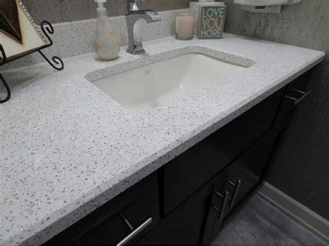 White Sparkle Quartz Countertops