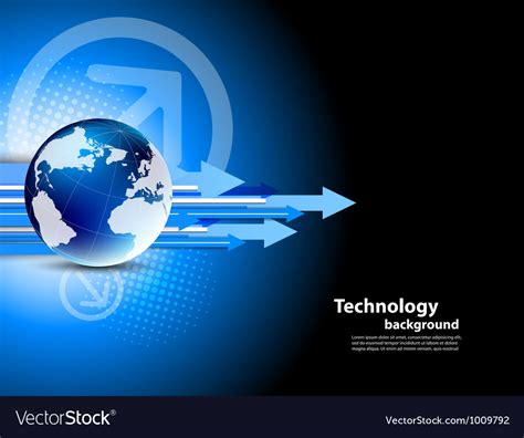 Tech background Royalty Free Vector Image - VectorStock