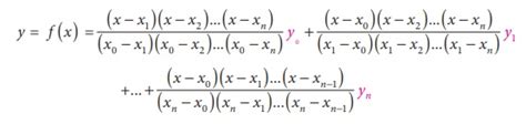 Lagranges Interpolation Formula Example Solved Problems With Answer