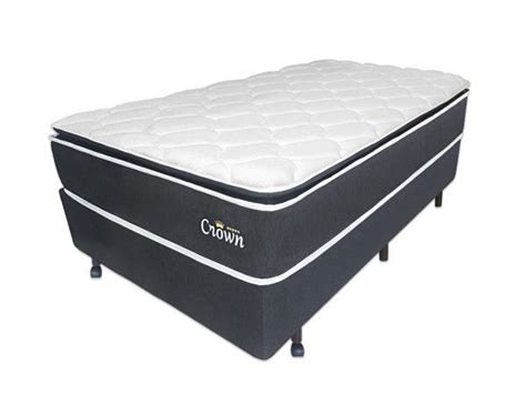 Cama Box Colch O Solteiro Relaflex Crown Mola Ensacada X X Cm