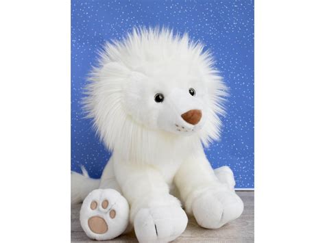 Histoire D Ours Peluche Lion Des Neiges Taille 40 Cm