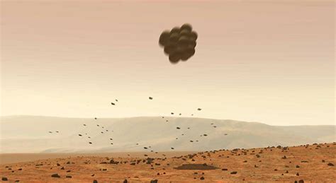 Mars Rover Opportunity Landing Animation