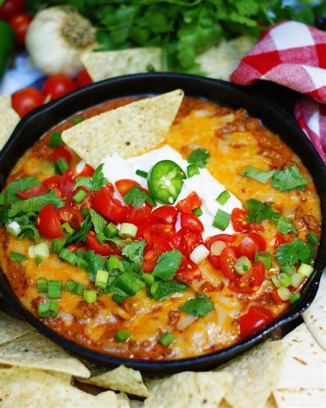 Best Cheesy Beef Enchilada Dip Southern Discourse