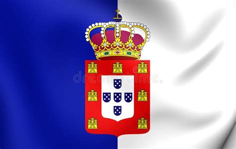 Flag of Portugal 1830-1910 stock illustration. Illustration of close ...