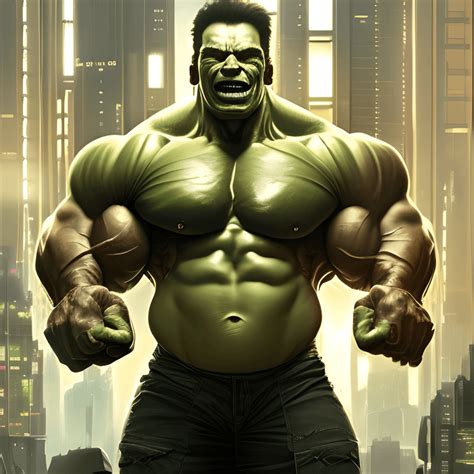 Hulk Smiling Cyborg · Creative Fabrica