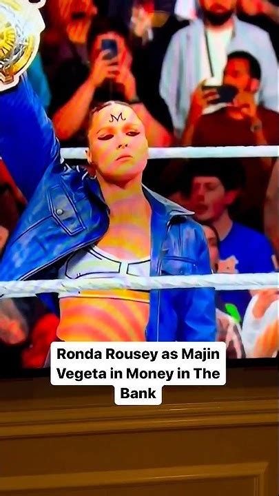 Wwe Ronda Rousey Thinks He Majin Vegeta 😳 Youtube