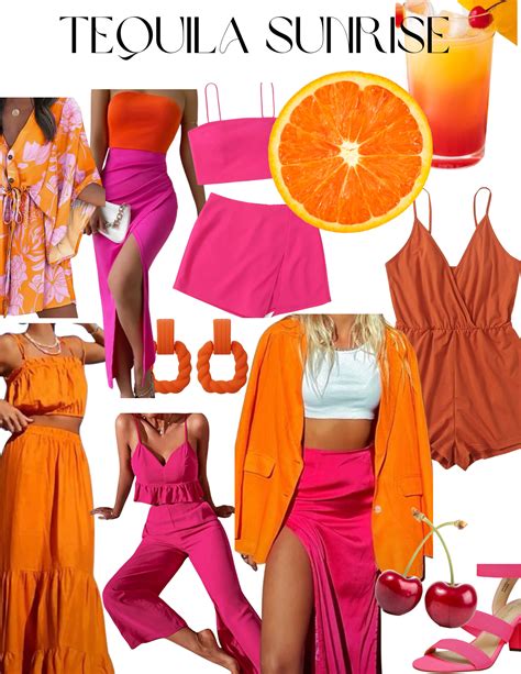 Tequila Sunrise Bachelorette Theme Bachelorette Party Outfit