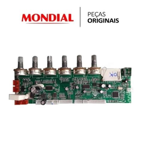 Placa Principal Amplificadora Mondial Cm 14 Shopee Brasil